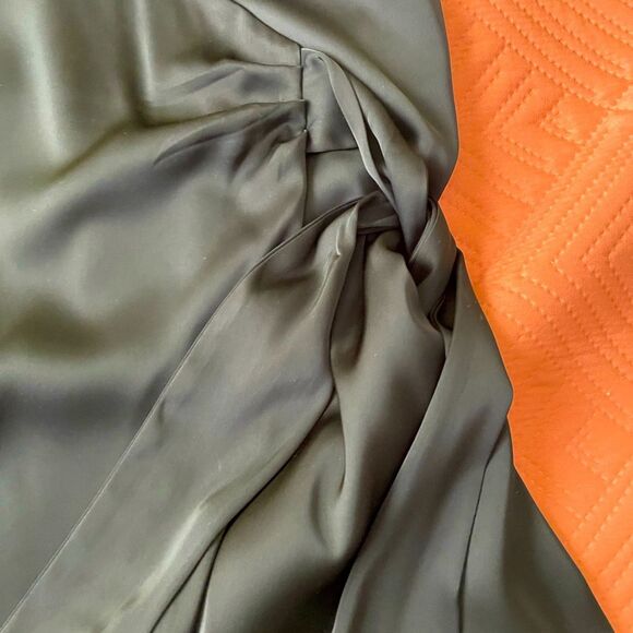 Gap satin wrap dress - Picture 5 of 6